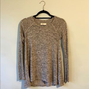 Hollister heather grey soft/cozy long sleeve shirt